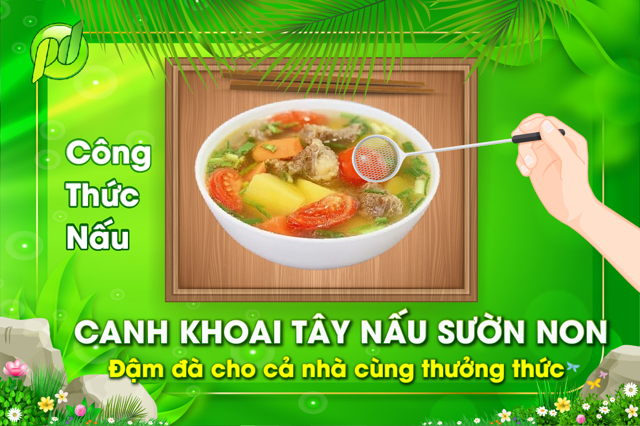 Khoai tây nấu sườn non