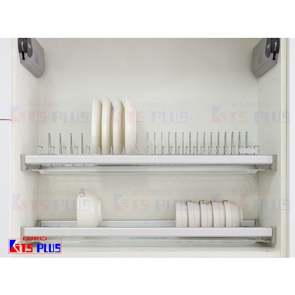 Giá chén bát cố định 2 tầng Eurokit DK12C.80