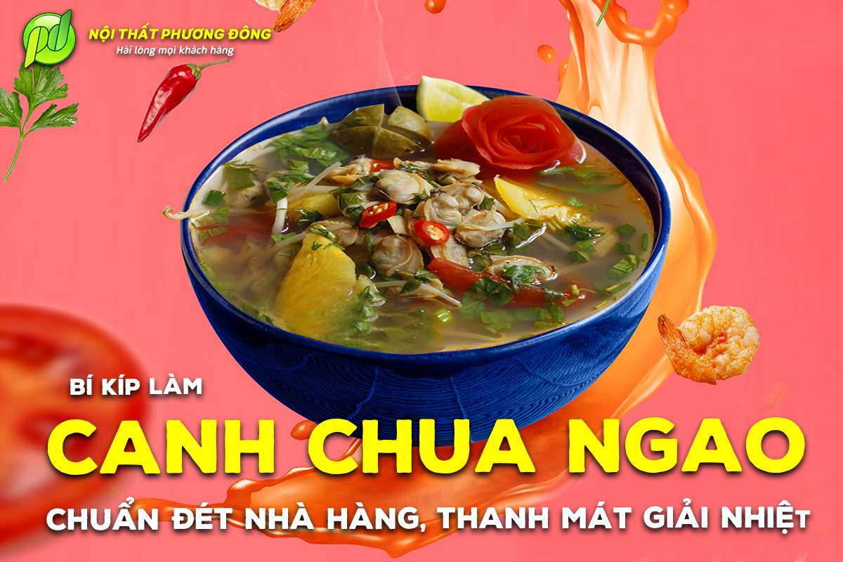 Bí kíp nấu canh chua ngao chuẩn đét nhà hàng, thanh mát giải nhiệt
