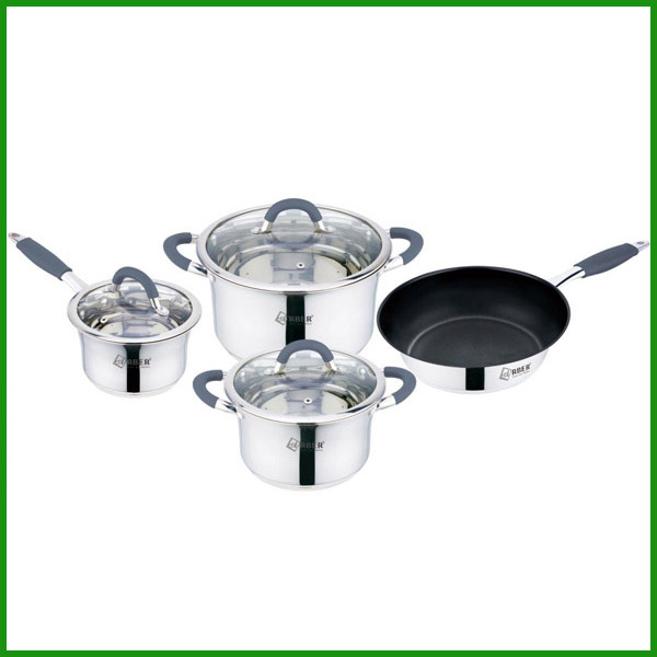 Bộ nồi inox 4 món Arber-BROWN