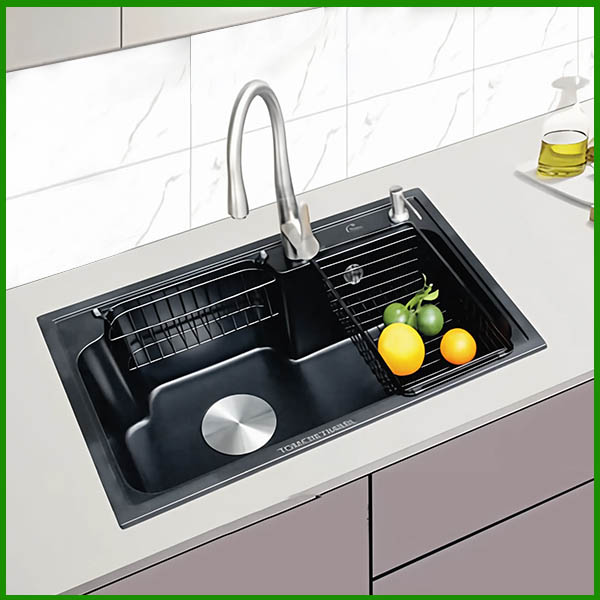 Chậu rửa bát Tomate TOMCRE 7848BL