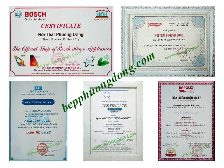 giấy chứng nhận CO bếp từ nhập khẩu