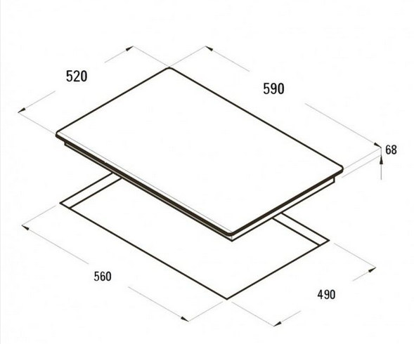 Bếp từ cata ISB-603BK