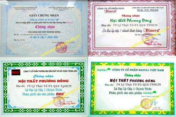 Giấy chứng nhận đại lý