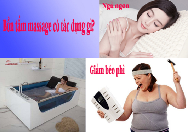 Bồn tắm massage có tác dụng gì