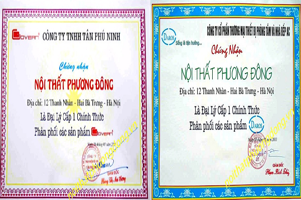 Giấy chứng nhận đại lý