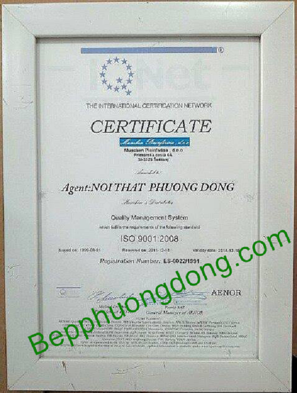 Giấy chứng nhận đại lý