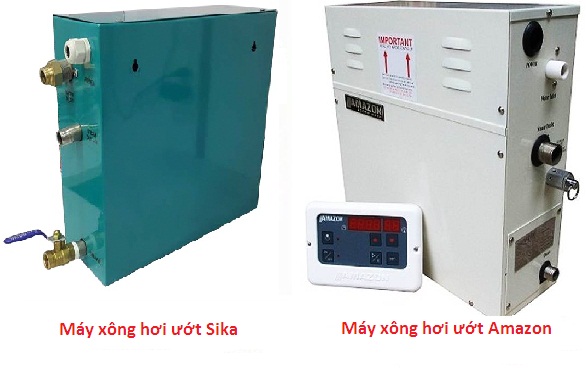 Hình ảnh minh họa cho máy xông hơi ướt Amazon và Sika