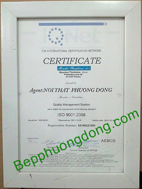 chứng nhận Máy hút mùi munchen